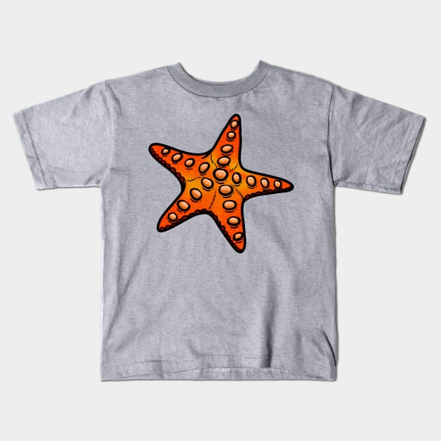 Starfish Kids T-Shirt by Sticker Steve